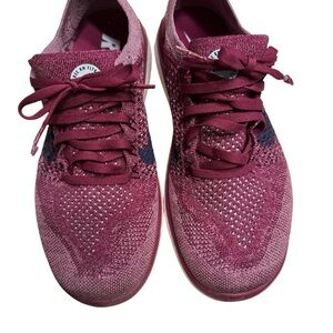 Women's Nike Burgundy Fly Knit Sneakers